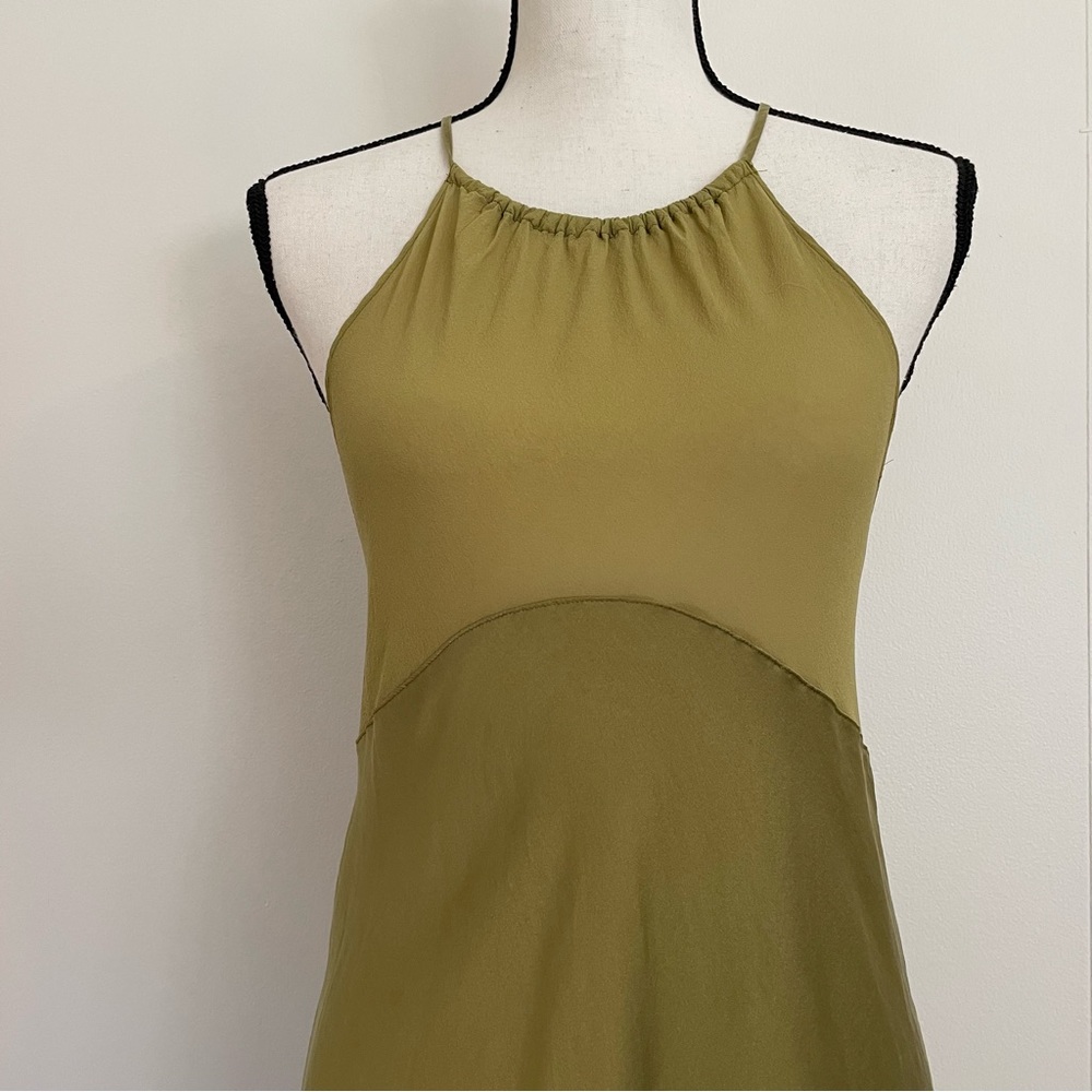 Vintage Y2K Victoria’s Secret Silk Slip Halter Dress - Picture 2 of 5